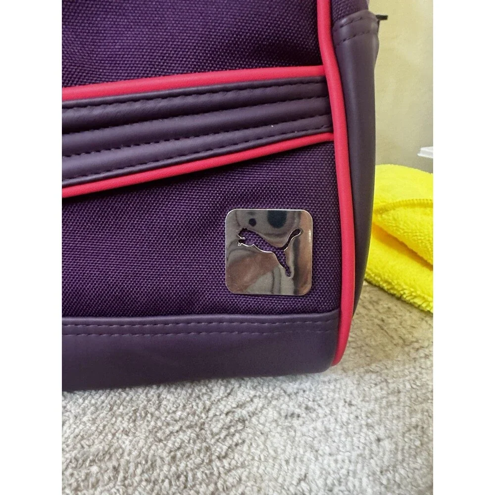 NWT  🔥 Puma Women Mesh Grip Purple Pink Shoulder Bag Carry-All Plum Purple MINT